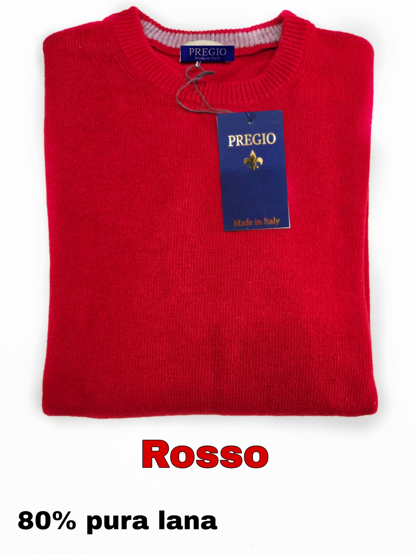 Maglione Girocollo Pura Lana LAMBSWOOL