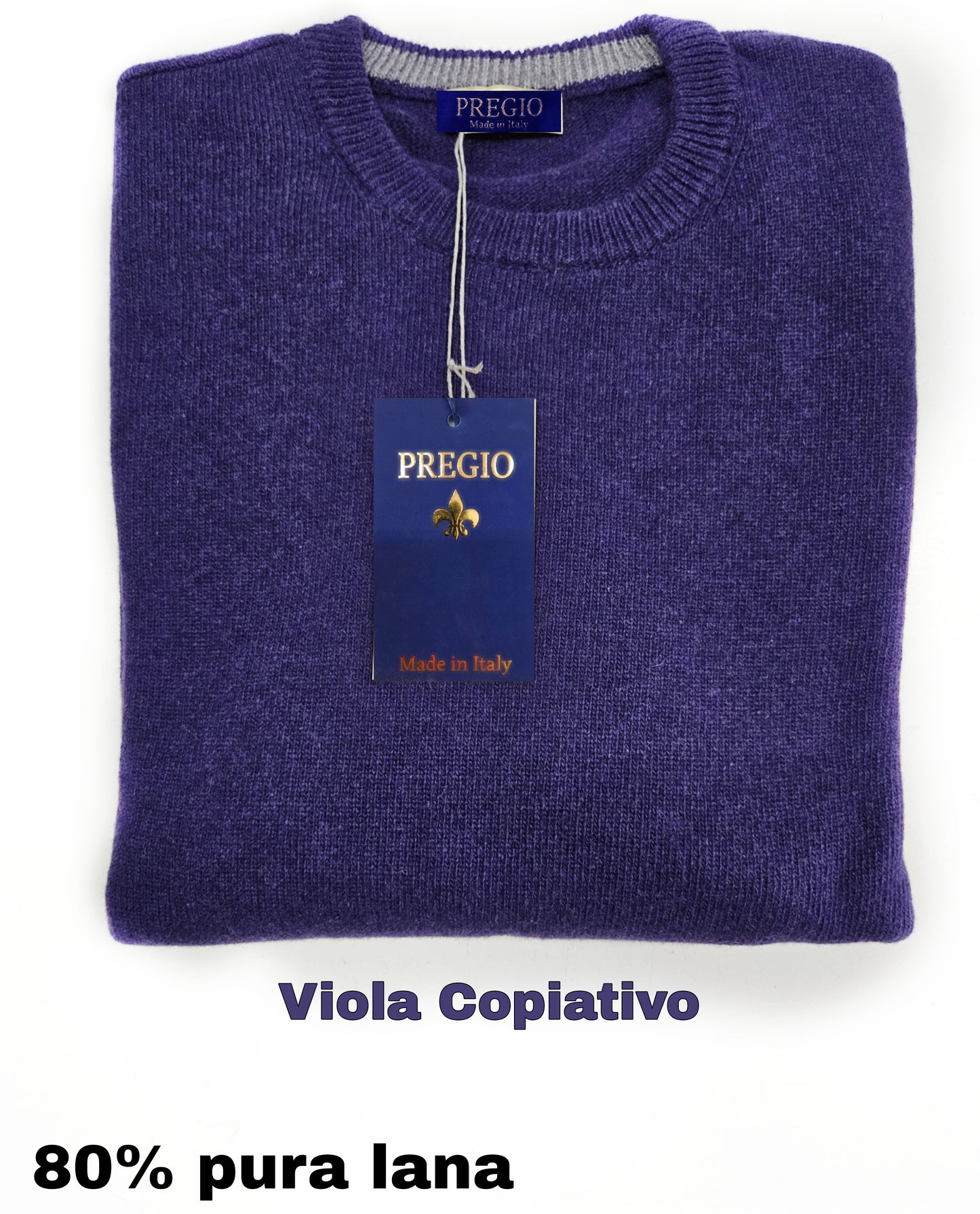 Maglione Girocollo Pura Lana LAMBSWOOL