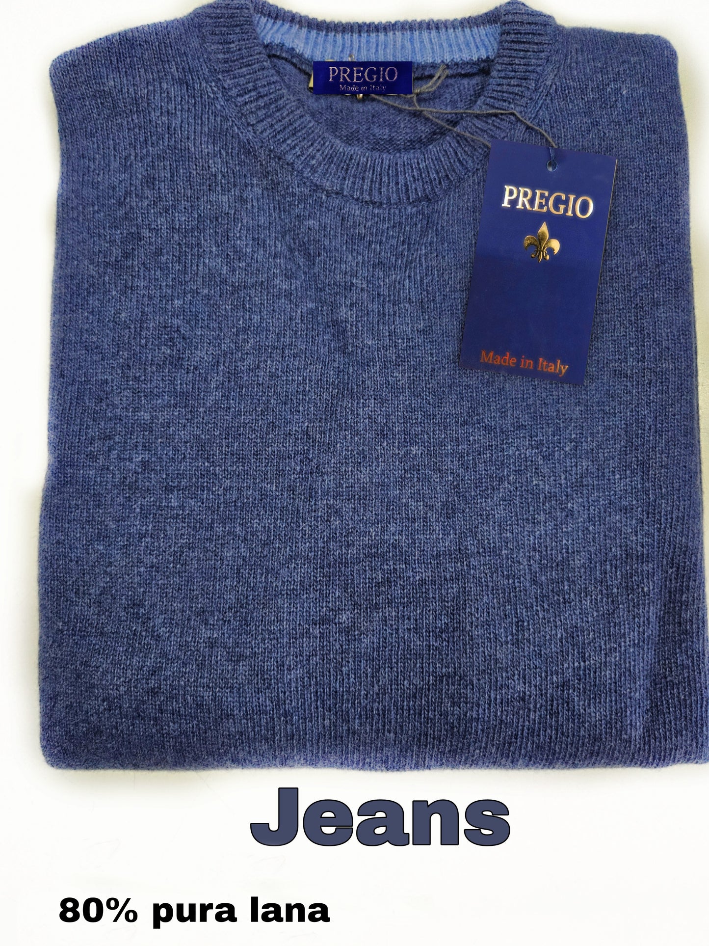 Maglione Girocollo Pura Lana LAMBSWOOL