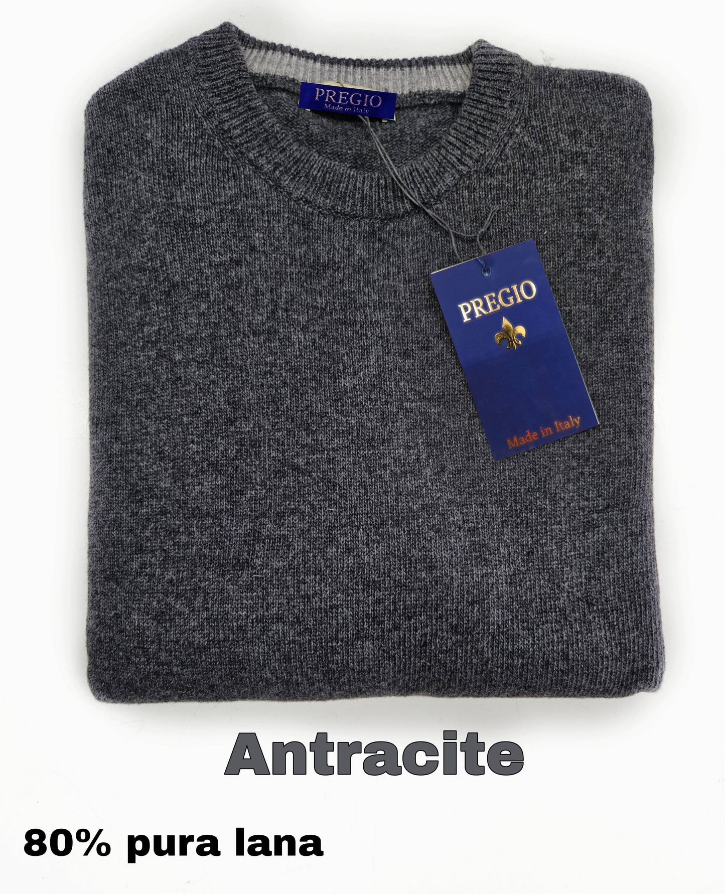 Maglione Girocollo Pura Lana LAMBSWOOL