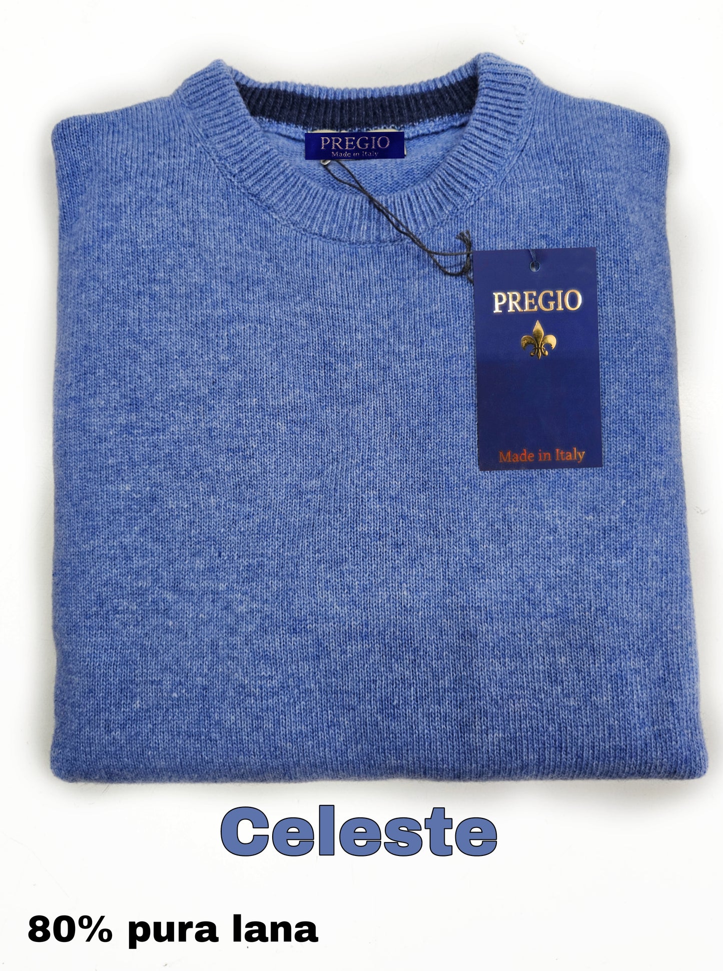 Maglione Girocollo Pura Lana LAMBSWOOL