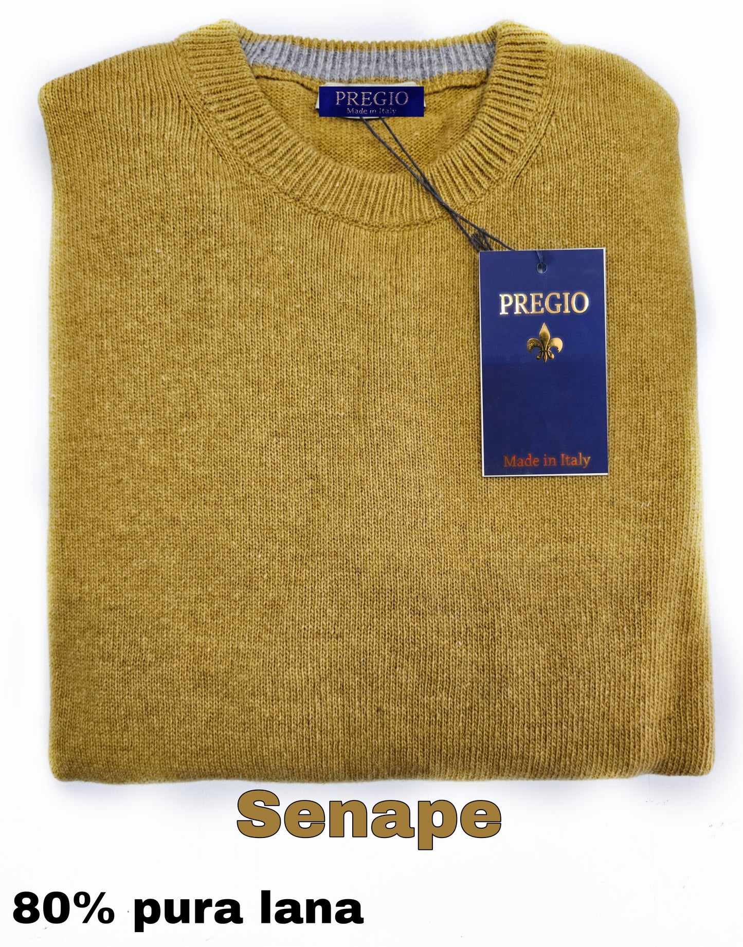 Maglione Girocollo Pura Lana LAMBSWOOL