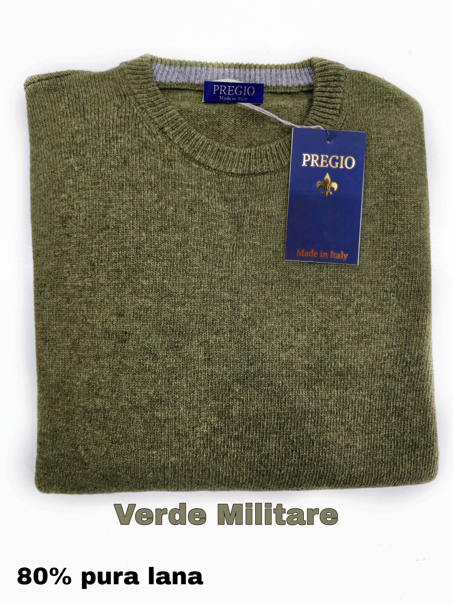 Maglione Girocollo Pura Lana LAMBSWOOL