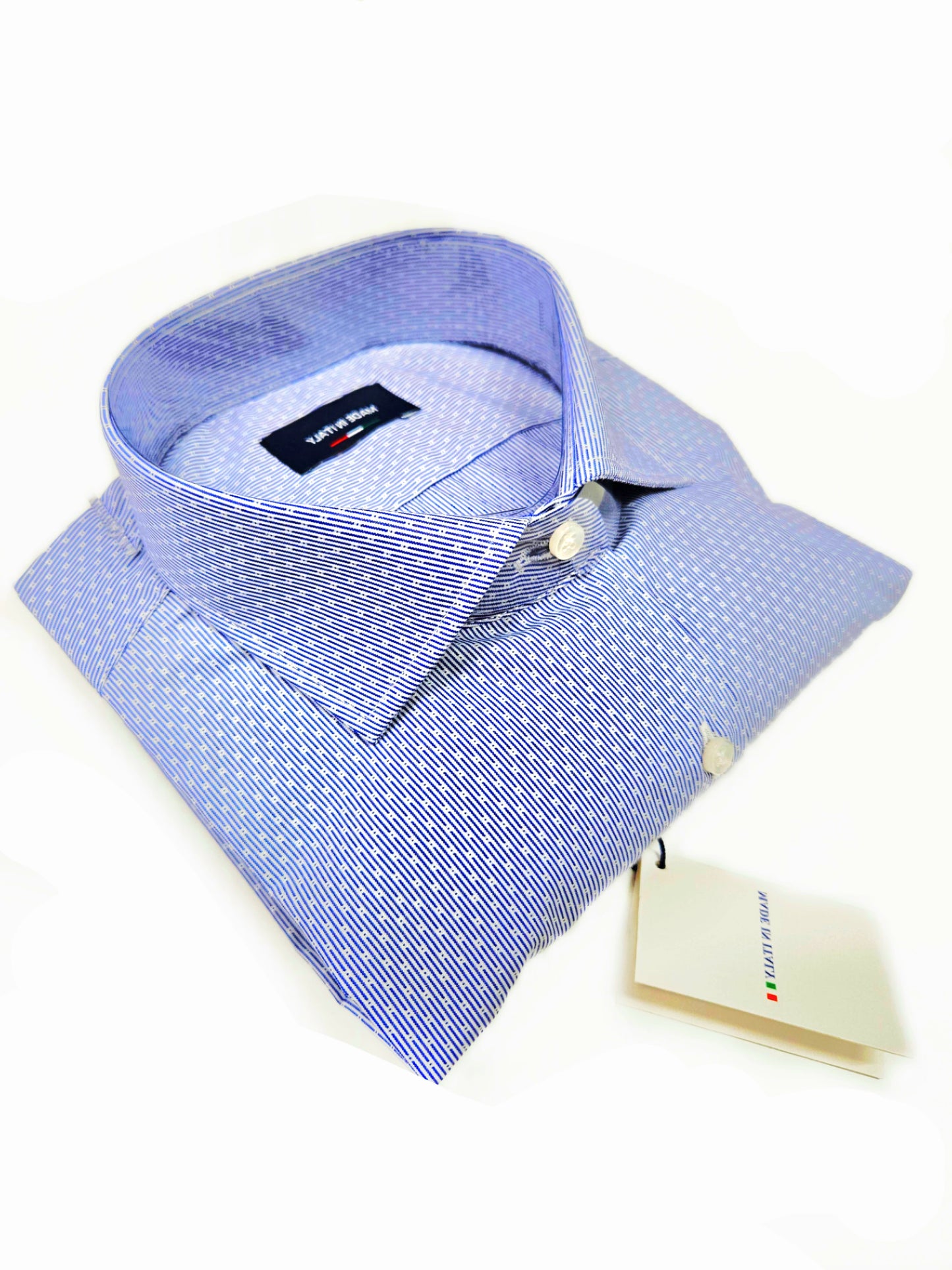 Camicie microfantasia 100% cotone