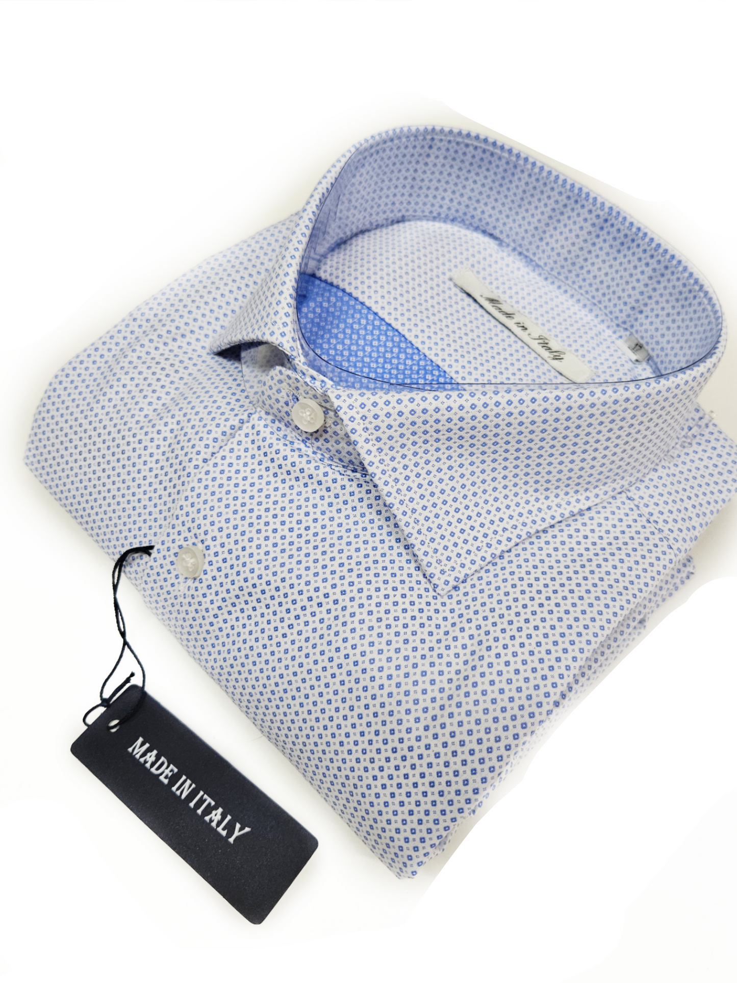 Camicie microfantasia 100% cotone