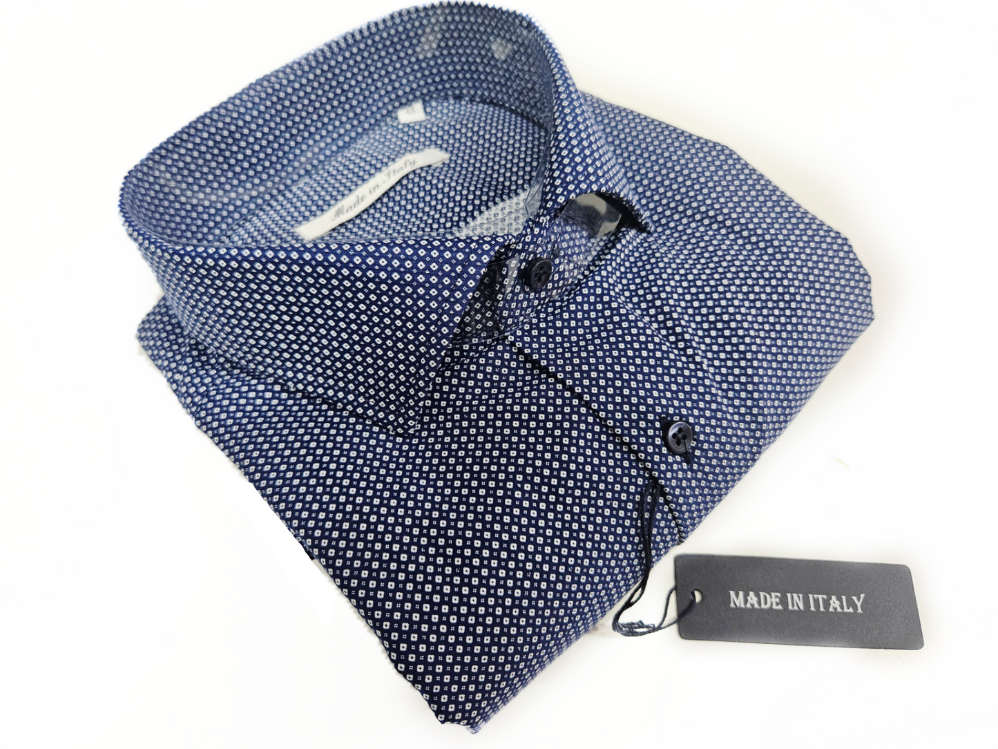 Camicie microfantasia 100% cotone