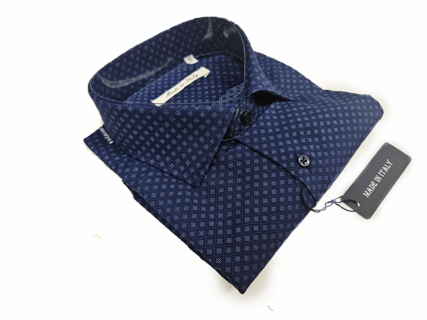 Camicie microfantasia 100% cotone