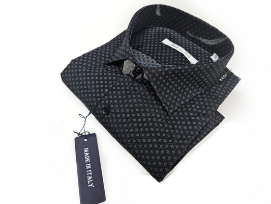 Camicie microfantasia 100% cotone