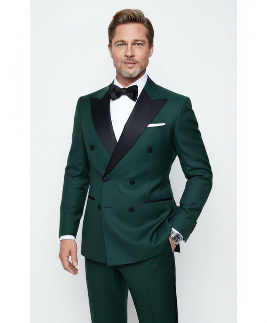 Abito Smoking doppiopetto Verde inglese