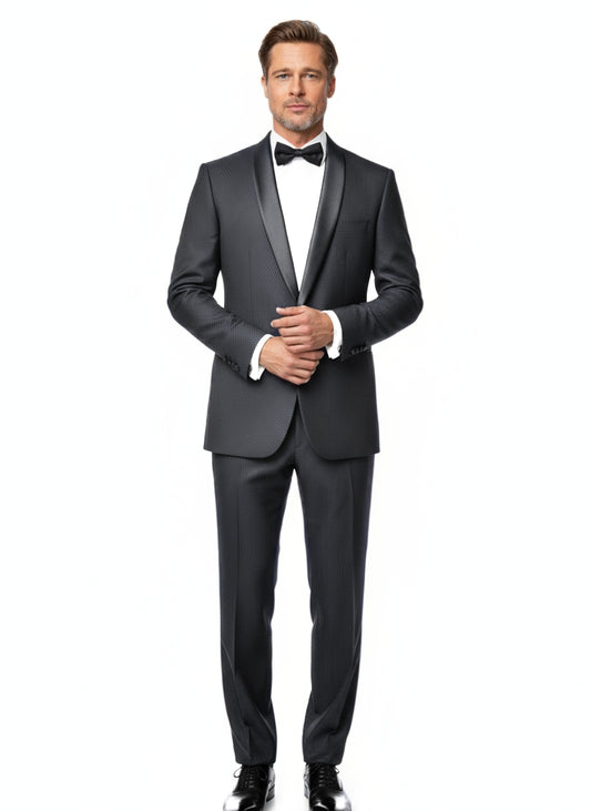 Abito smoking microfantasia Nero ⚫️