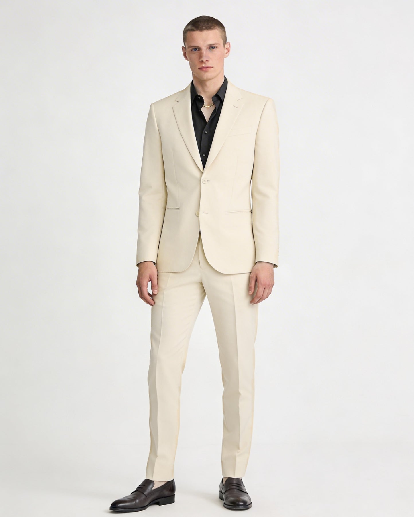 Abito Beige Burro tinta unita fino a taglia 60