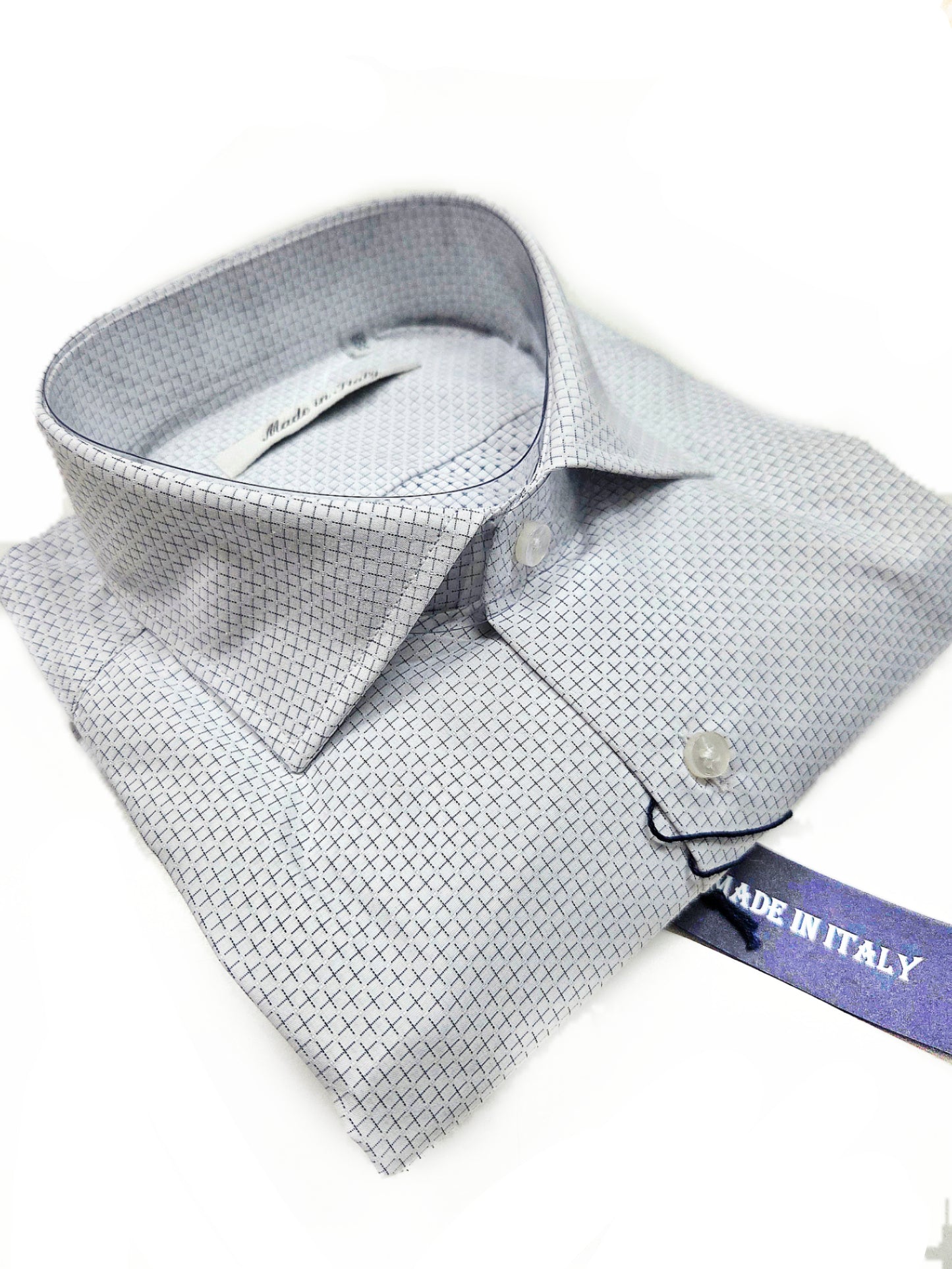 Camicie microfantasia 100% cotone