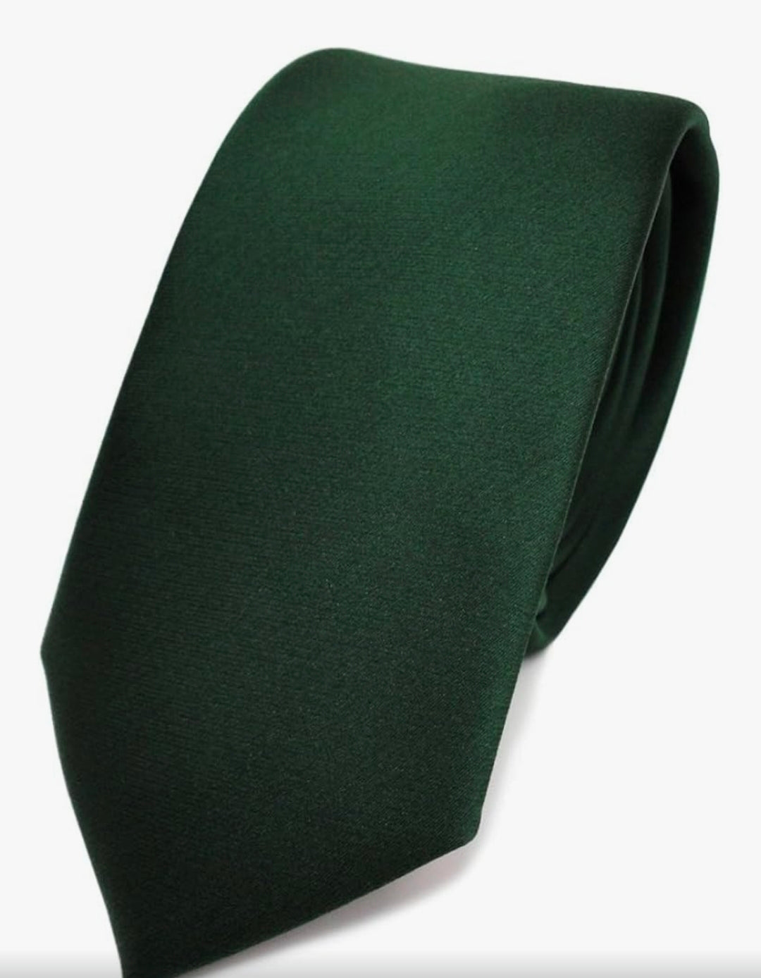 Cravatte slim effetto seta