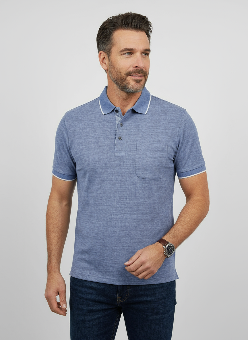 Polo mezze maniche cotone jersei