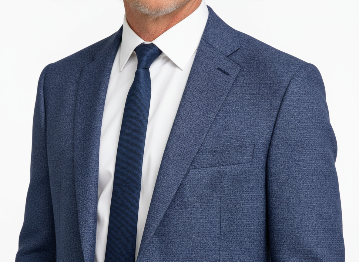 Abito grisaglia avion azzurro