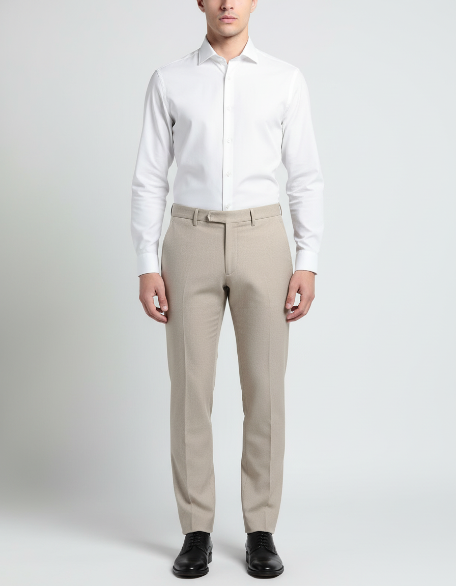 Pantalone taglio elegante classico slim elasticizzato