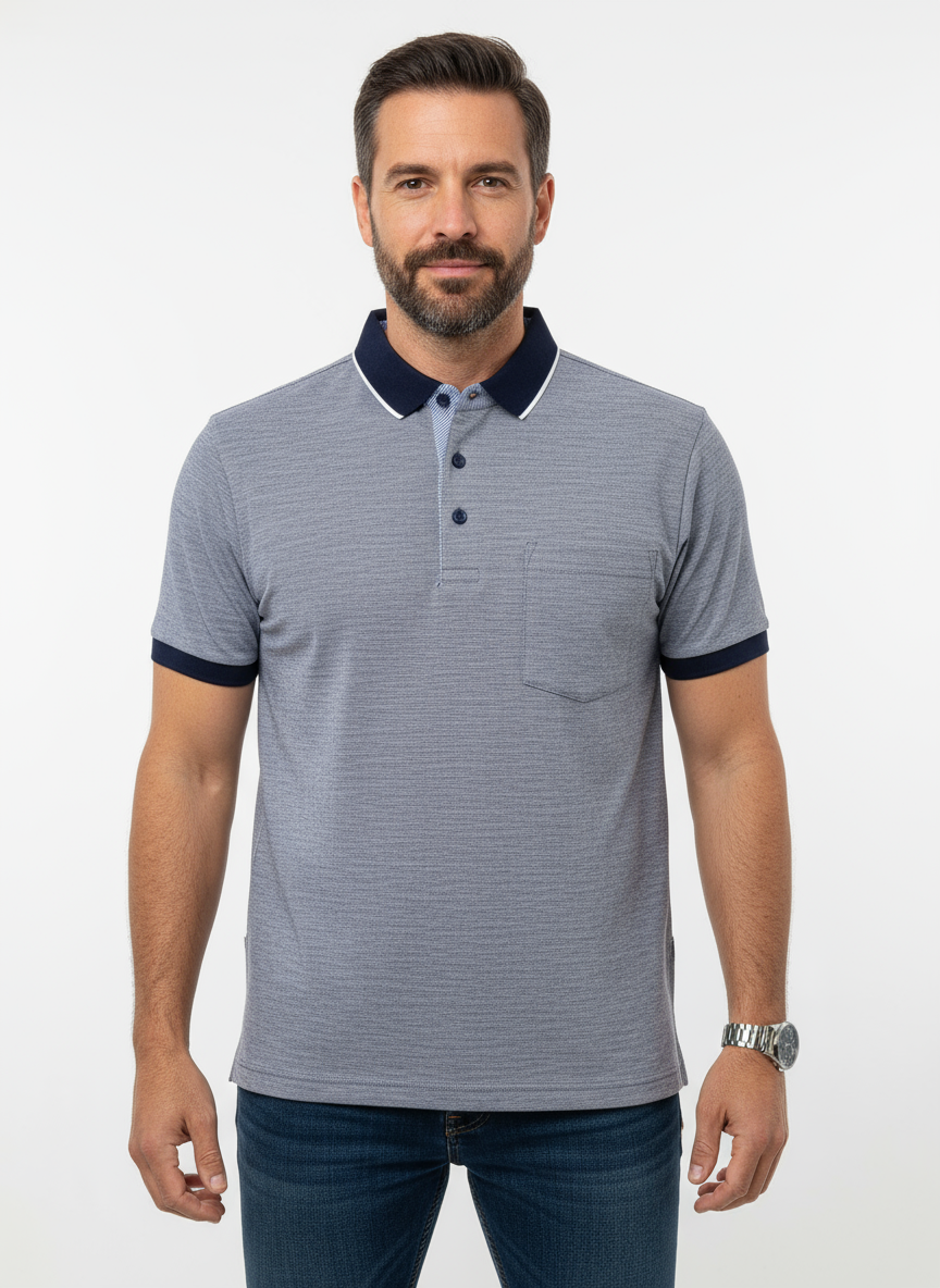 Polo mezze maniche cotone jersei