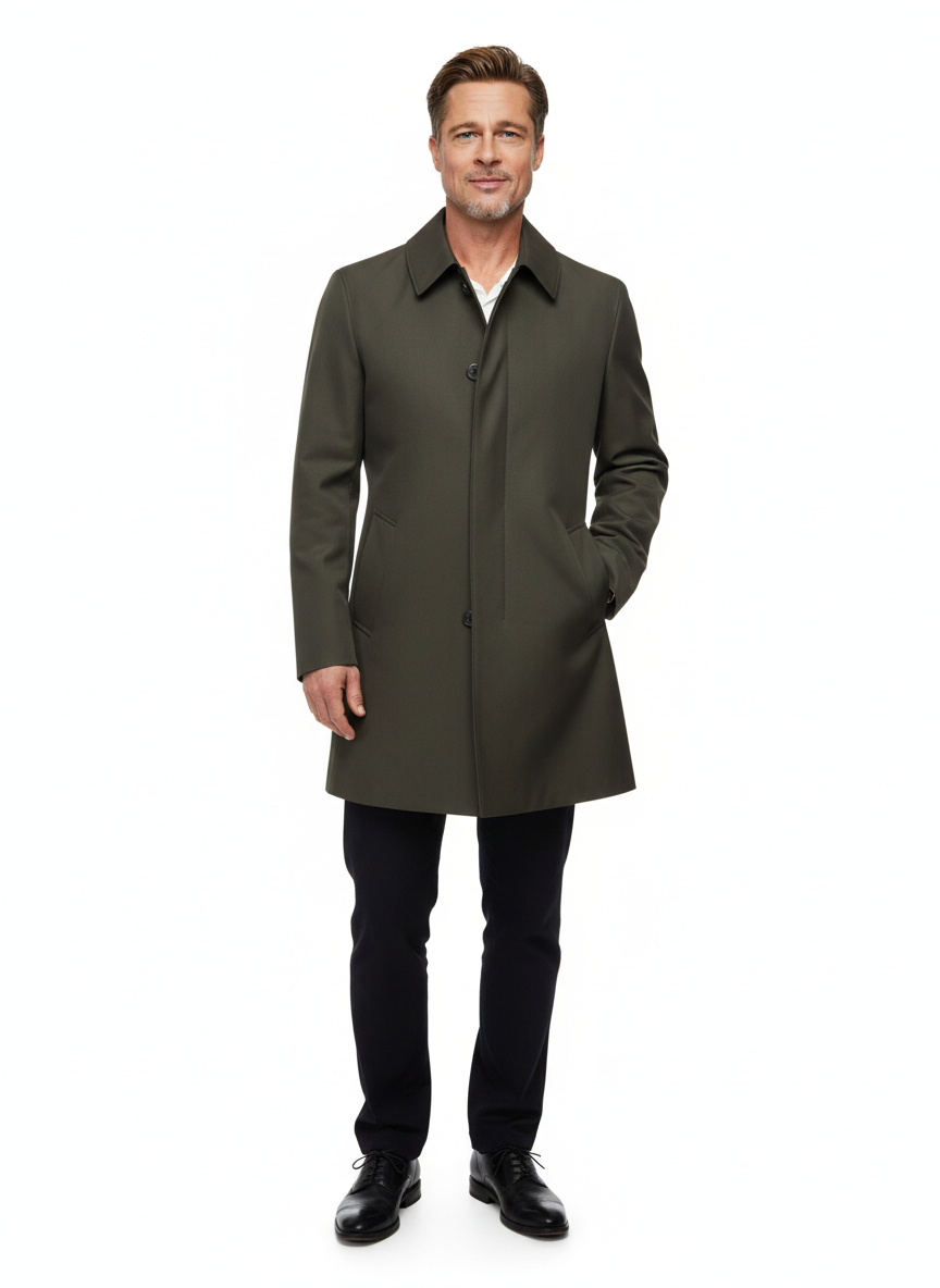 Trench tessuto tecnico modello fay Verde inglese