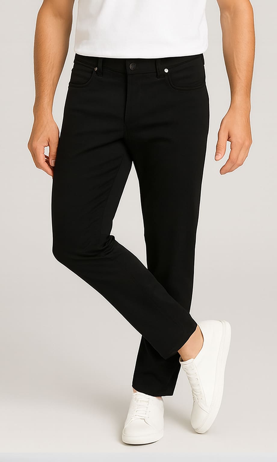 Pantalone chino smerigliato cotone 5 tasche
