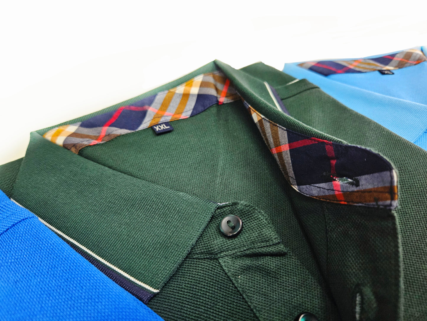 Polo cotone piquet collo Burberry
